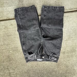 Garage Women's Straight Leg Jeans - Dark Gray